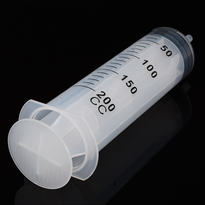 200ML XILANH-ỐNG TIÊM NHỰA BƠM TIÊM XỊT KEO TRANG TRÍ...