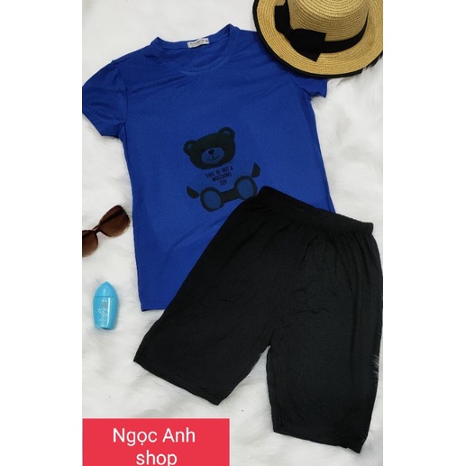 Bộ thun tay ngắn quần lửng