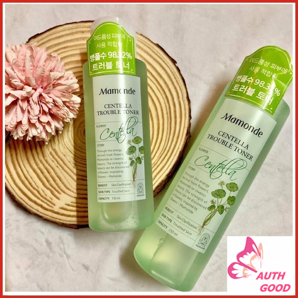 NƯỚC HOA HỒNG RAU MÁ MAMONDE CENTELLA TROUBLE TONER | BigBuy360 - bigbuy360.vn