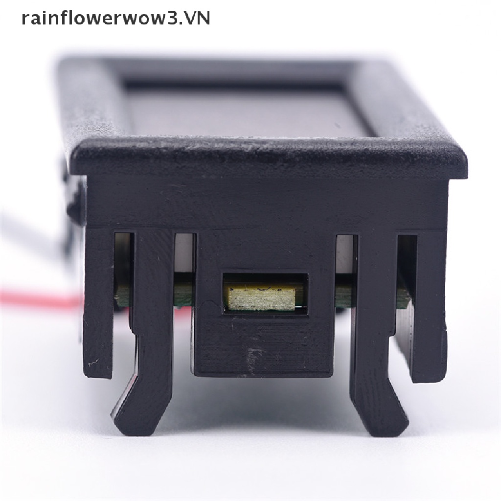 Vôn Kế Điện Tử Mini DC 0-30V Màu Đỏ Cho Xe Hơi