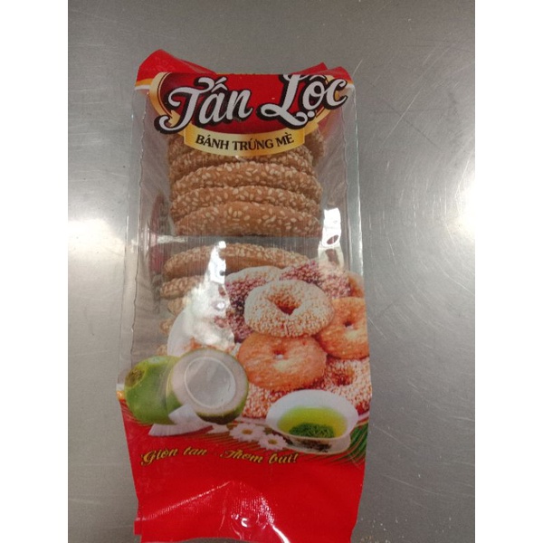 Bánh trứng mè vòng to 12 cái.