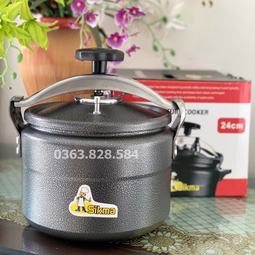Nồi Áp Xuất Đa Năng SIKMA Dung Tích 3L-4L-5L-7L Kiểu Dáng Sang Trọng, Hàng Chính Hãng, Bảo Hành 06 Tháng