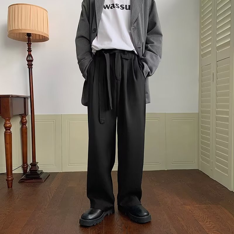 Quần ống rộng Phong Cách Hàn Quốc Thời Trang Unisex Size M-3XL