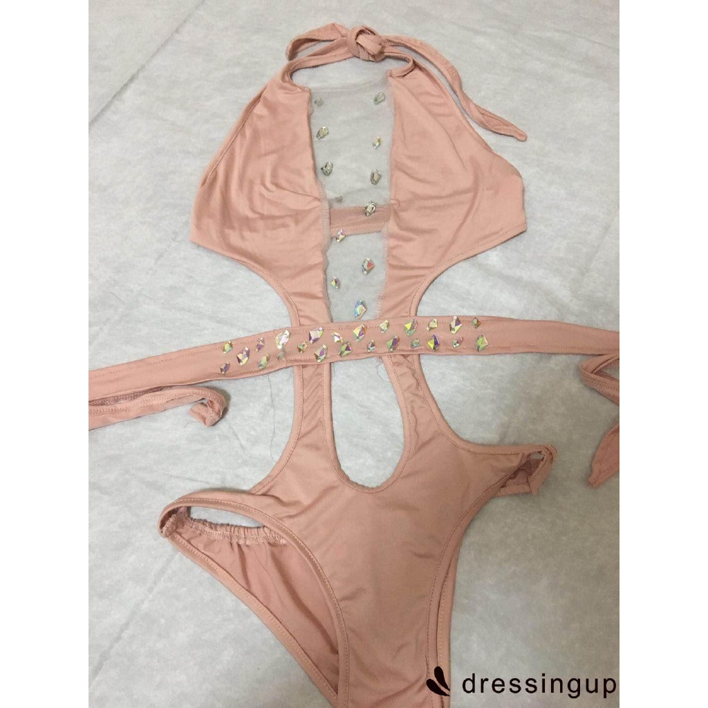 Đồ bơi một mảnh đính đá quyến rũ cho nữ