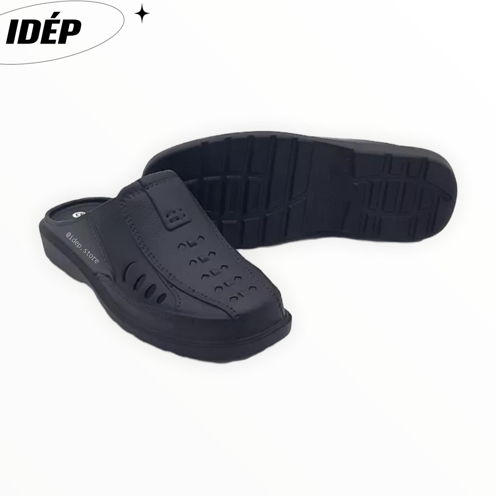 𝐢𝐃É𝐏 𝐒𝐋𝟎𝟓𝟒 Dép sục lười bít mũi nam lỗ thoáng khí 3cm Duwa chất EVA đúc nguyên khối đi mưa siêu nhẹ