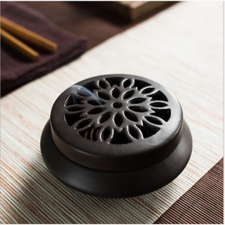 Combo 2 Lư xông trầm gốm sứ