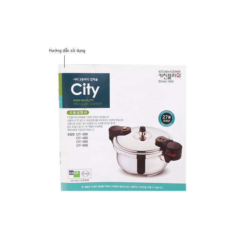 Nồi áp suất Hàn Quốc Kitchenflower City cit-400