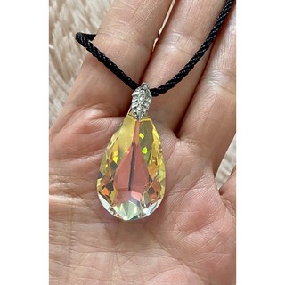 Mặt dây pha lê Swarovski size lớn 34mm