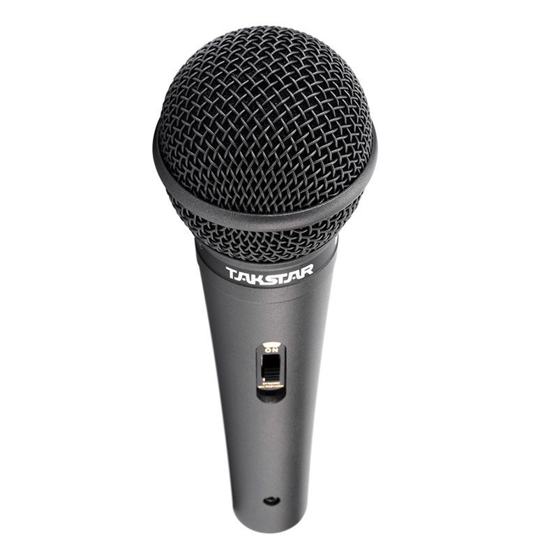 Mic Hát Karaoke Có Dây Takstar Pro-38 Dây Dài 6 Mét , Bắt Âm Cực Tốt , Âm Thanh Sống Động , Độ Bền Cực Cao