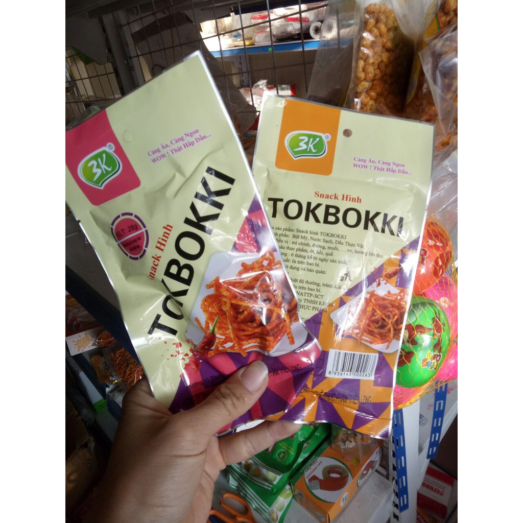 Snack mỳ TOKBOKKY (3 gói)