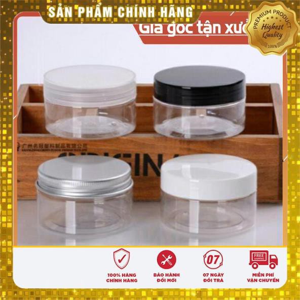 Hủ Đựng Kem ❤ TRÙM SỈ ❤ Hũ nhựa pet 100g đựng mỹ phẩm , thực phẩm, đồ khô, ngũ cốc