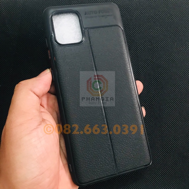 (có video) Ốp lưng dẻo đen Samsung Galaxy Note 10 Lite Silicon chống ố, giả da siêu đẹp
