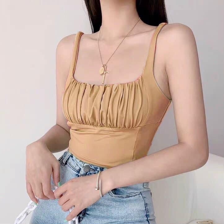 Áo kiểu 2 dây nhúng ngực (B-C)