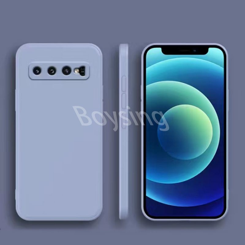 Ốp Điện Thoại Silicon Dẻo Vuông Cho Samsung S8 S9 S10 S10E S10E S20 Plus Ultra