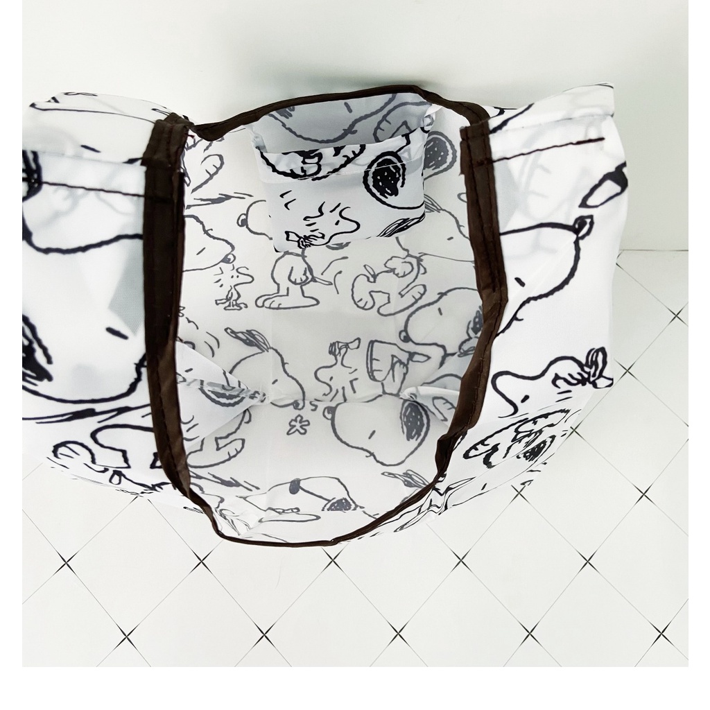 Túi Mua Sắm Mini Chống Thấm Nước Thân Thiện Với Môi Trường Họa Tiết Hoạt Hình Dễ Thương