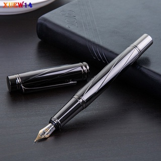 NG Silver-plated Fountain Pen 0.5mm Nib Metal Housing Sign Pen