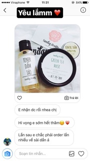 Toner dấm táo handmade