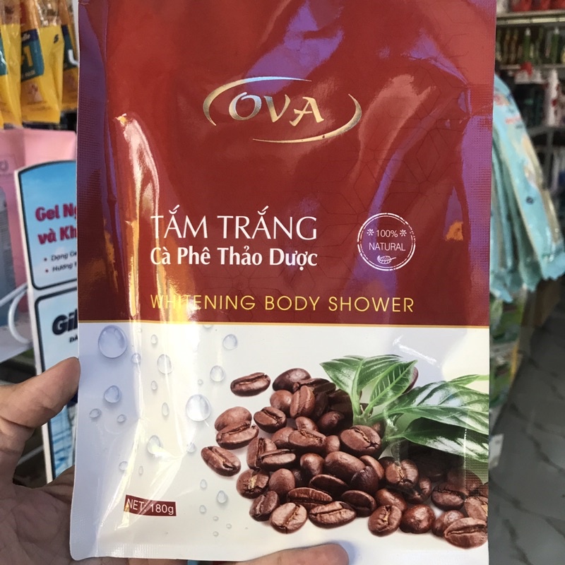 Tắm Trắng Cà Phê Thảo  Dược OVA 180g