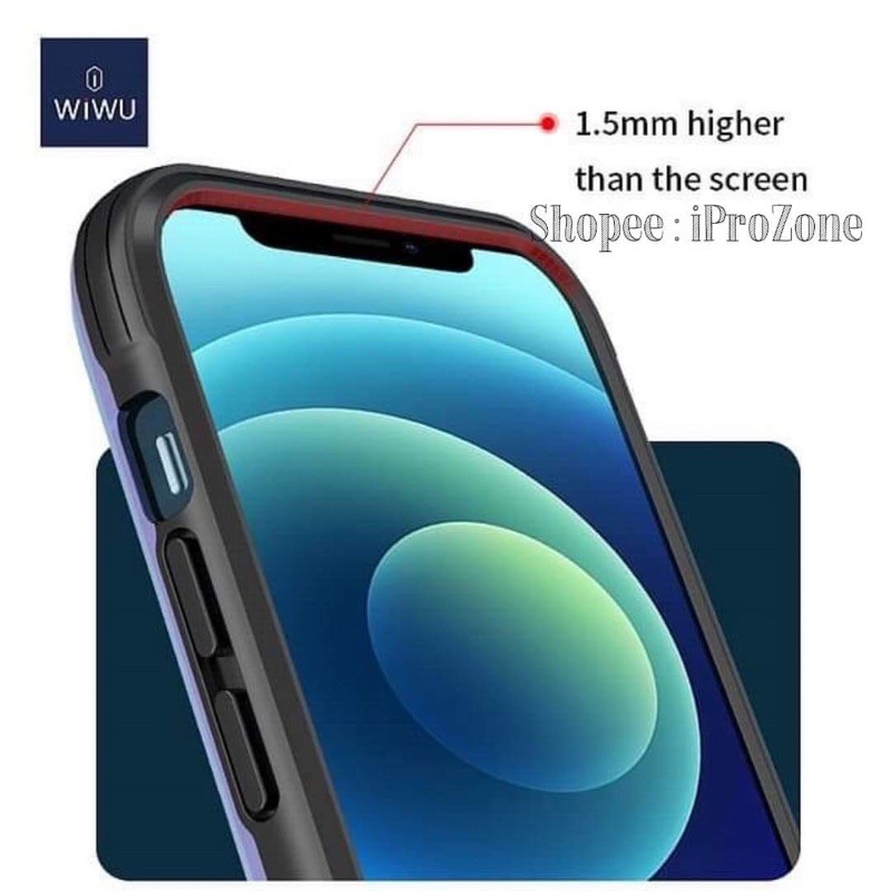 WIWU DEFENSE ARMOR CASE cho IP 12 Pro , 12 Pro Max . Ốp chống sốc cao cấp tiêu chuẩn USA