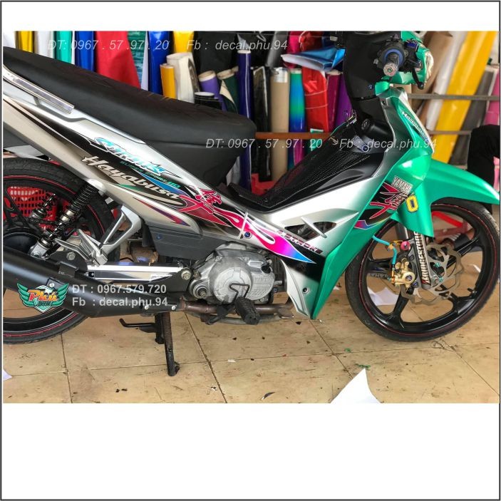 Tem Rời Sirius Xanh bạc Candy Hayabusa (V)