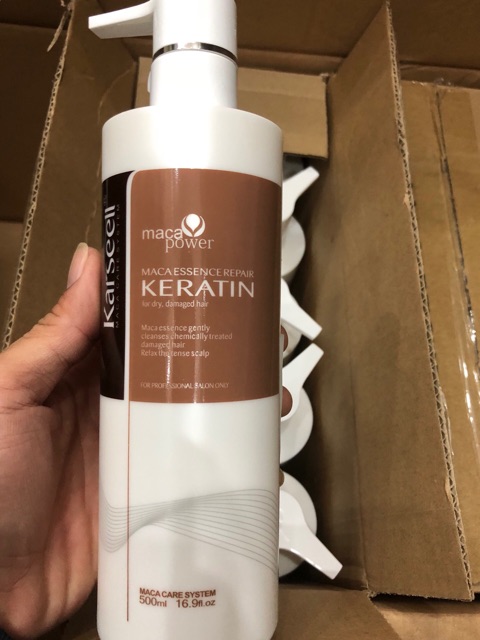 Kem ủ tóc - hấp tóc keratin Karseell phục hồi tóc khô xơ hư tổn nặng do làm hóa chất 500ml