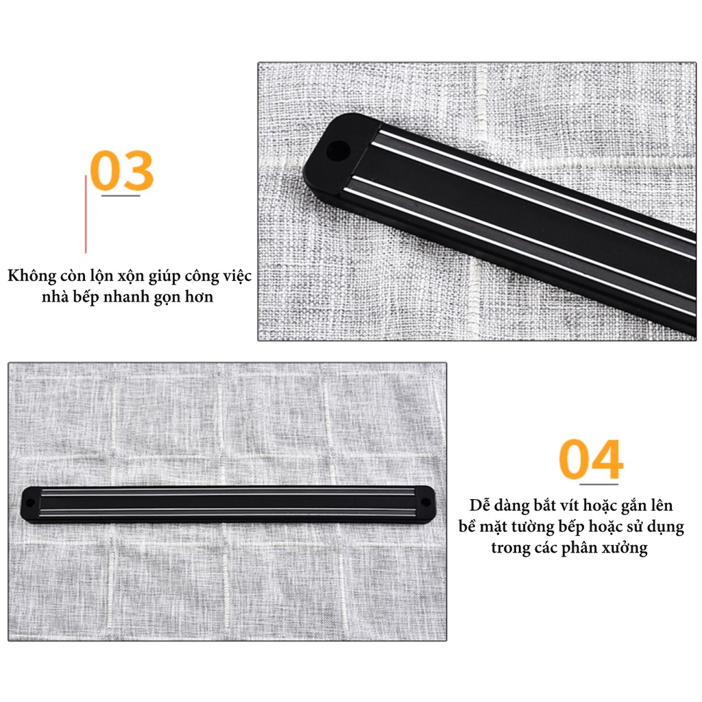 Thanh nam châm treo dao kéo dụng cụ 50 cm