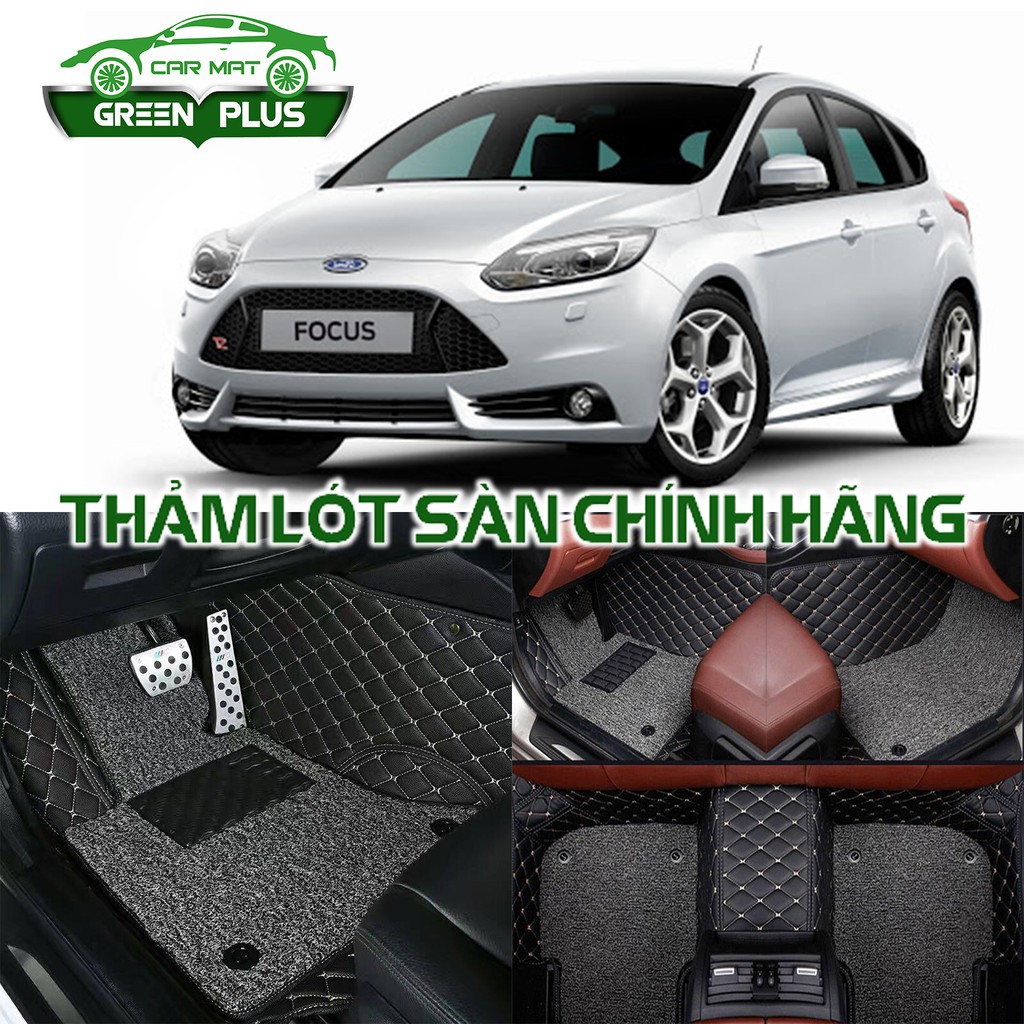 Thảm lót sàn ô tô 6D Ford Focus chống nước, không mùi, phủ kín 90% sàn xe