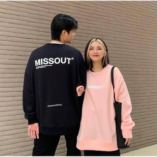 ÁO SWEATER MISSOUT LOGO MST