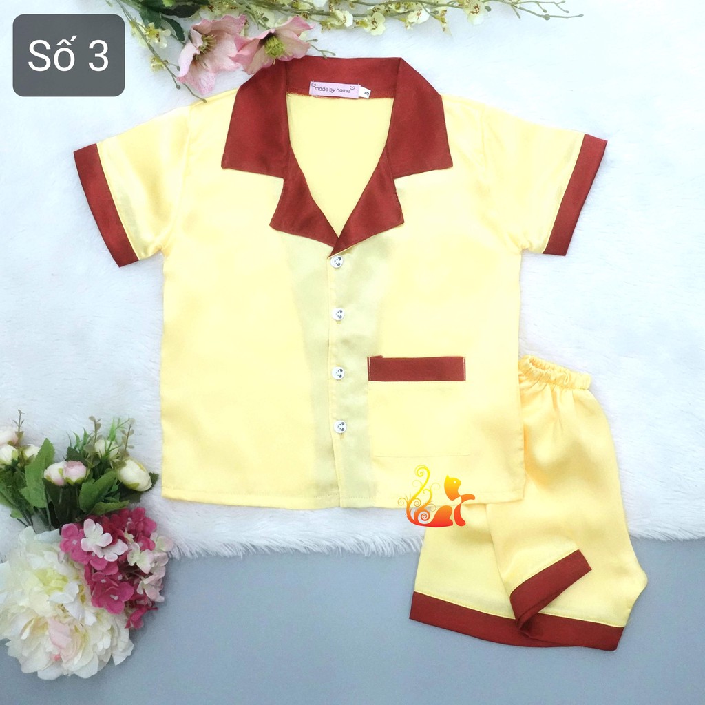 Phần 1 - Đồ Mặc Nhà Pijama Phi "Lụa Phối" Cho Bé - Từ 12kg - 42kg