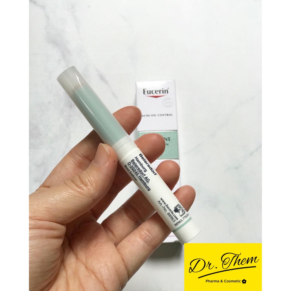 ✅[Chính Hãng] Bút Che Khuyết Điểm Eucerin  Pro Acne Correct & Cover Stick 2g - Proacne Kem Che Giảm Mụn và Vết Thâm