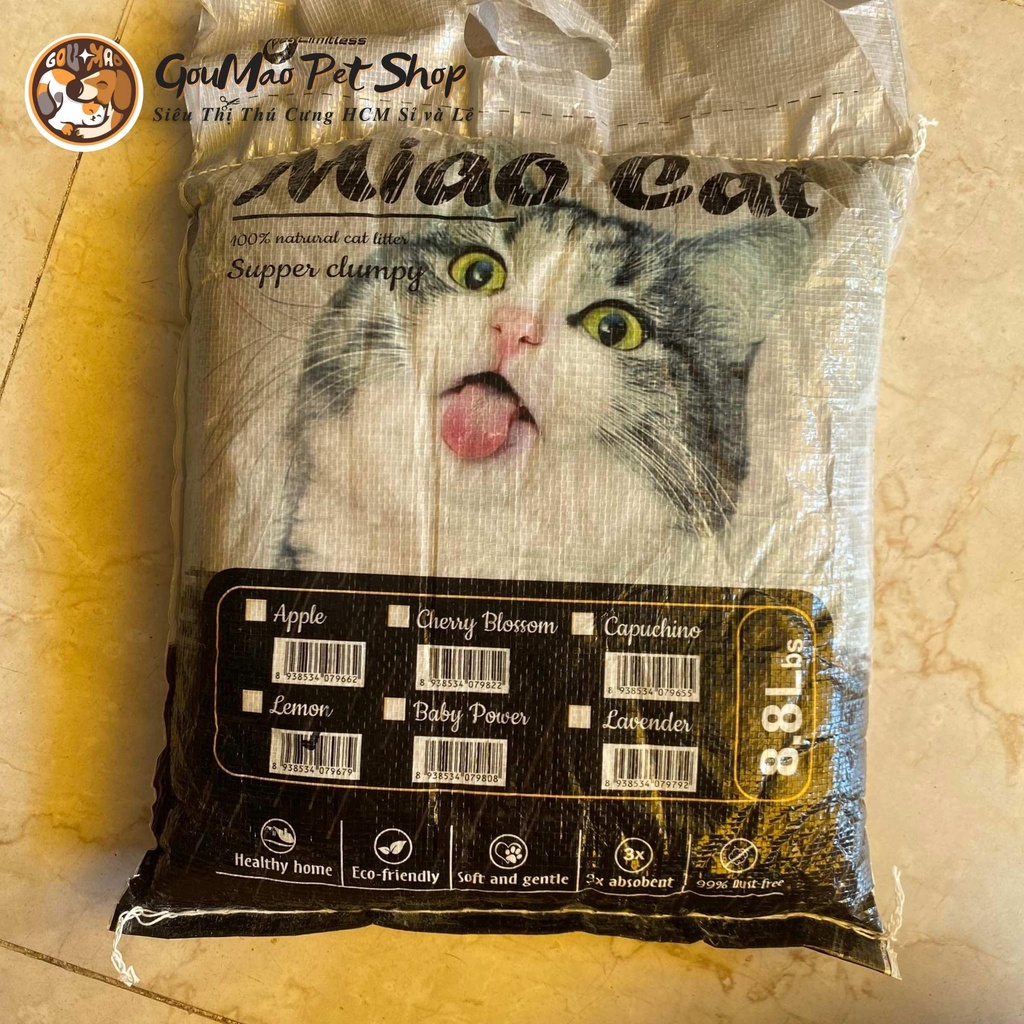 [Chính hãng] Cát vệ sinh cho mèo Petland Miao - Cát đất sét 8,8L