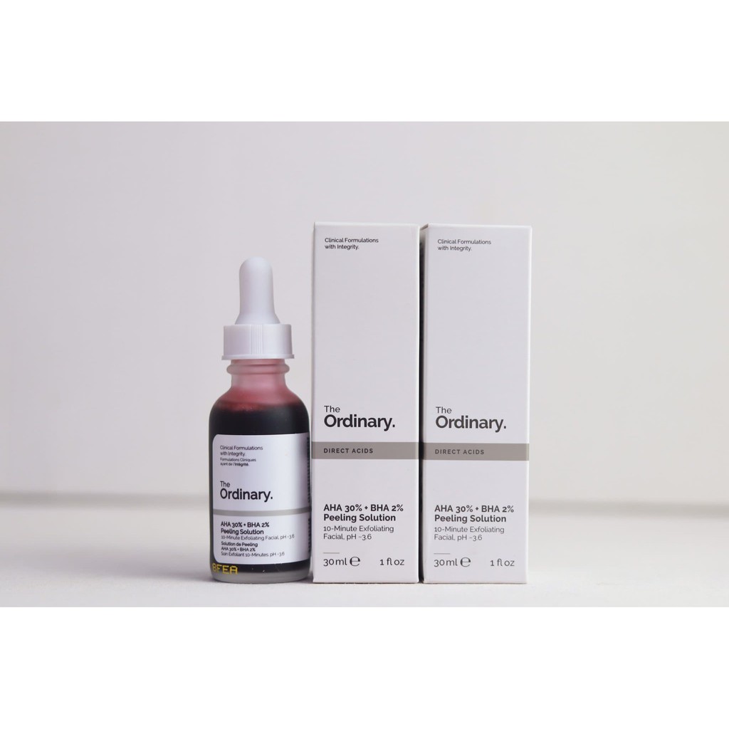 [BILL CANADA] Tinh chất tẩy tế bào chết hóa học The Ordinary AHA 30% + BHA 2% Peeling Solution