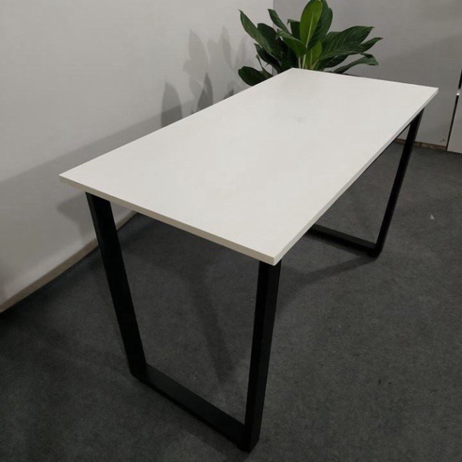 Bàn làm việc chữ U, K kích thước 120x60x70cm mặt gỗ MDF chân sắt sơn tĩnh điện dùng học tập, để máy tính