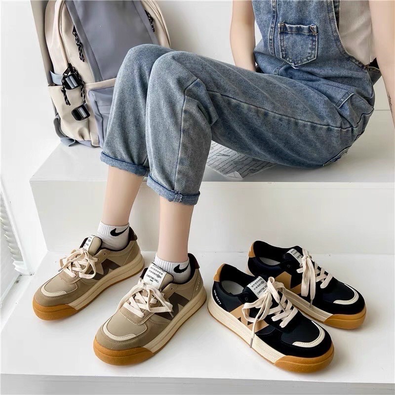 Giày thể thao nữ đế cao chữ N đẹp siêu hot 2023 hàng QC