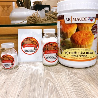 Bột nổi / Bột nở / Baking Powder làm bánh Mauri cao cấp 100g / 50g / 20g PartyCakes
