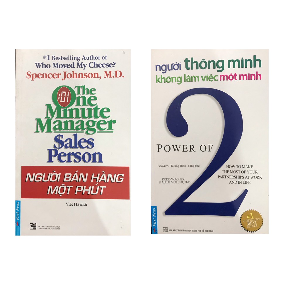 Sách - Combo Người thông minh không làm việc một mình + Người bán hàng một phút