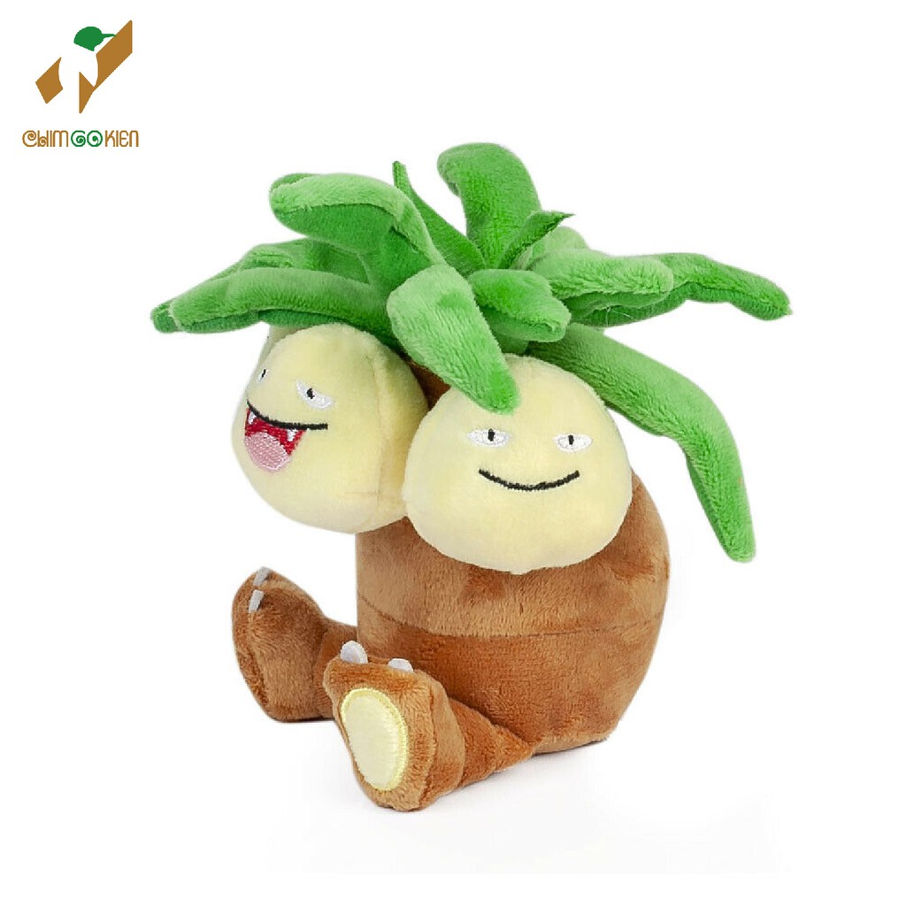 Gấu bông pokemon rồng cây Exeggcutor 15cm size fit Nhật