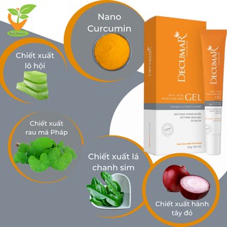 [Mới] Gel Ngừa Mụn DECUMAR ADVANCED / DECUMAR GEL [Tuýp 20gr] [decuma]