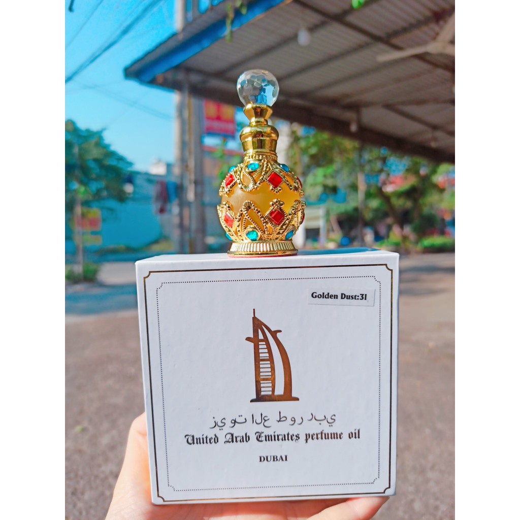 TINH DẦU NƯỚC HOA DUBAI MÙI GOLDEN DUST