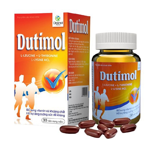 Viên Uống Dutimol Hộp 30 Viên - Bổ sung vitamin và khoáng chất thiết yếu cho cơ thể.