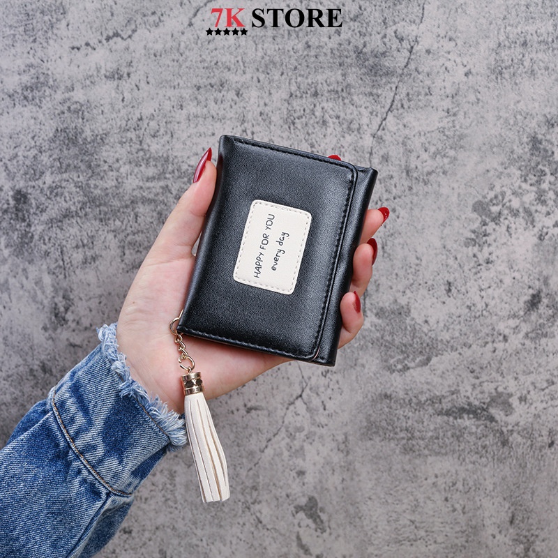Ví nữ đẹp giá rẻ cầm tay mini nhiều ngăn thời trang cao cấp nhỏ gọn dễ thương 7K STORE V11