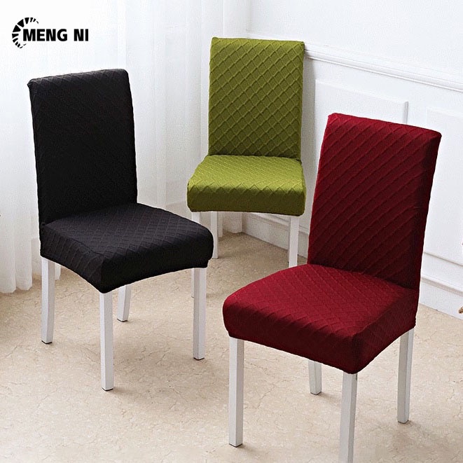 Áo phủ ghế MENGNI dày dạng lưới màu trơn