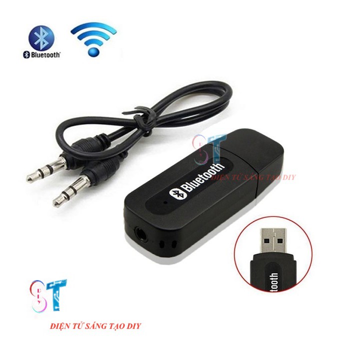 USB Bluetooth Audio H-163 dùng cho Điện thoại, Máy tính kết nối Loa, Amply