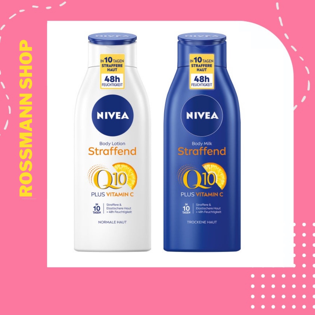 Dưỡng thể Nivea Q10 400ml cho làn da săn chắc và mềm mại