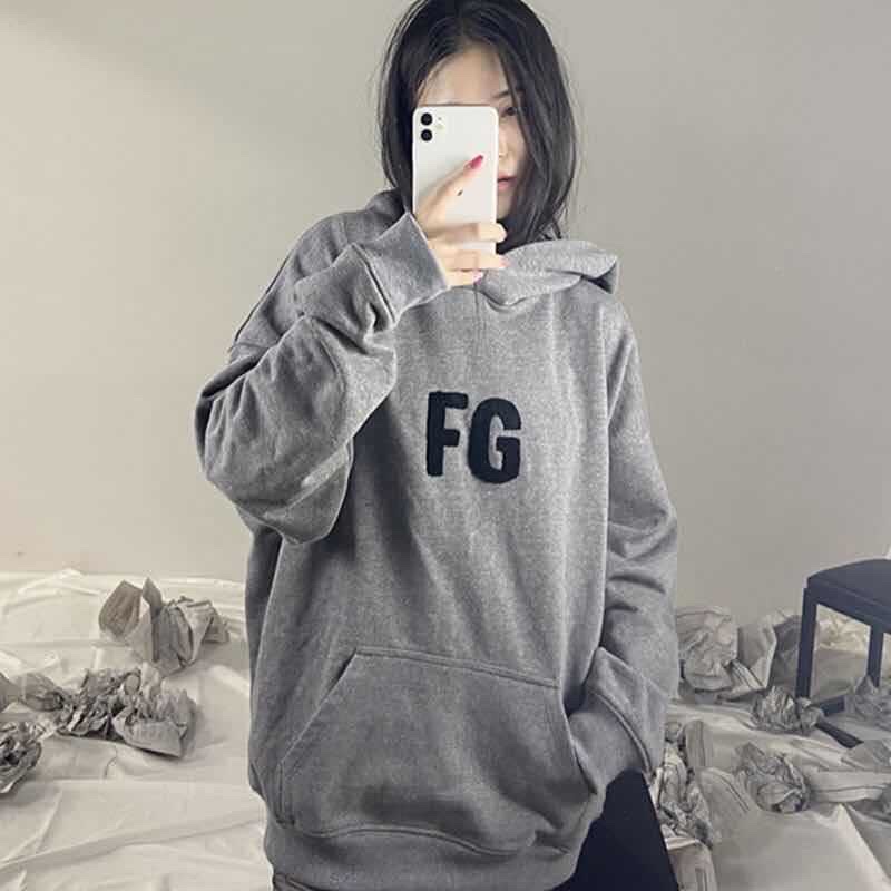 Áo Hoodie Nỉ Bông Thêu Chữ Ngực FG - Áo Nỉ Mũ Siêu Hot Trend | BigBuy360 - bigbuy360.vn