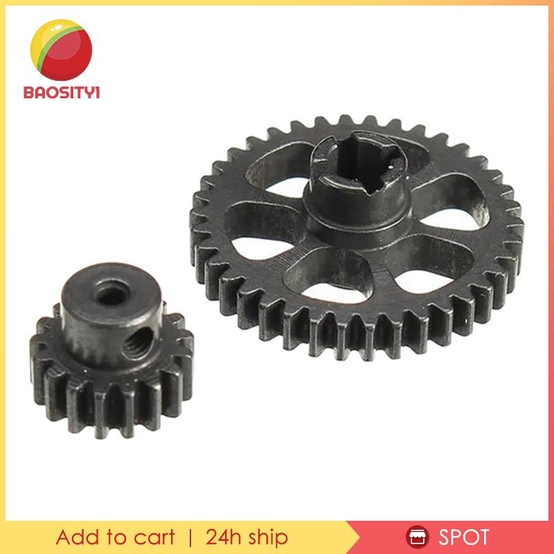 [Baosity1] 1 Bộ Bánh Răng Kim Loại Chính 38T Và Động Cơ Cho Xe Điều Khiển Từ Xa WLtoys A949 A959 1 / 18 WLtoys