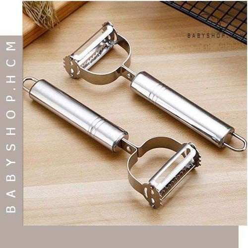 Dụng cụ bào nạo củ quả inox 3 chức năng loại dầy cứng cáp