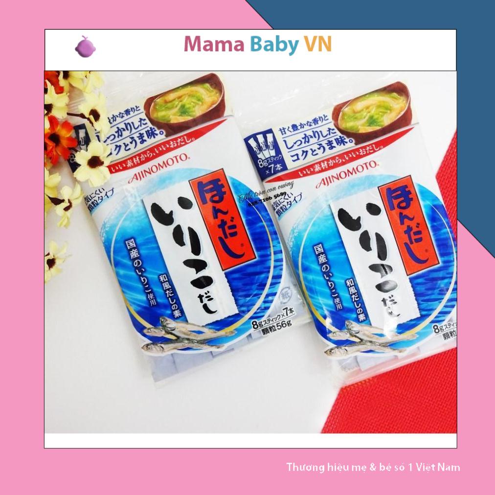 Hạt nêm Ajinomoto cho bé cá cơm 56g date mới Mama Baby VN