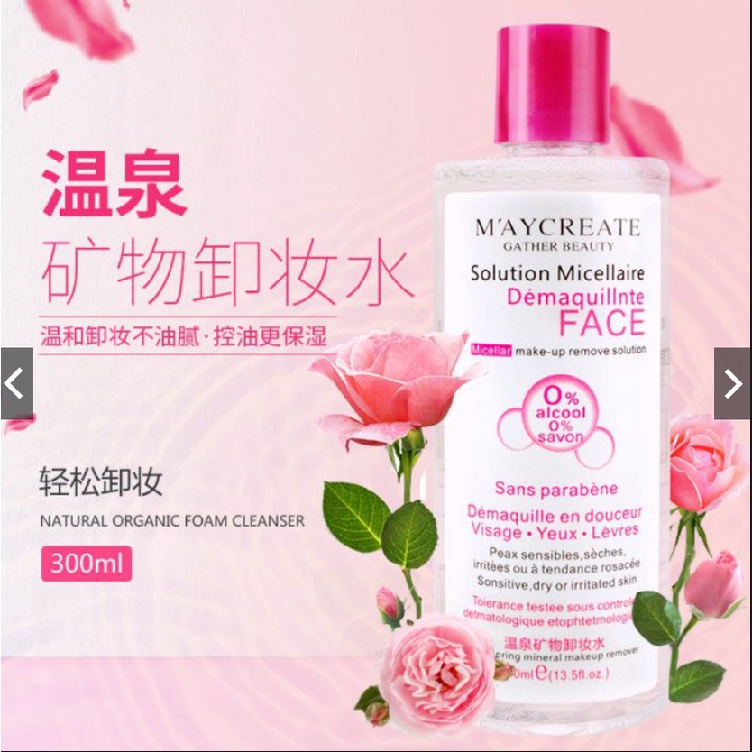 Nước Tẩy Trang 300ml MayCreate - Nước tây trang nội địa trung