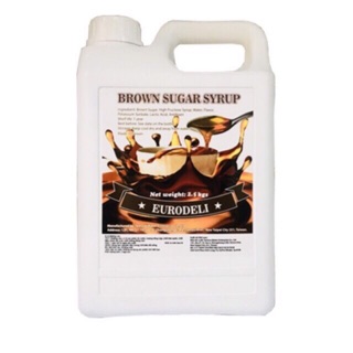 Sirup đường đen Eurodeli can 2.5kg